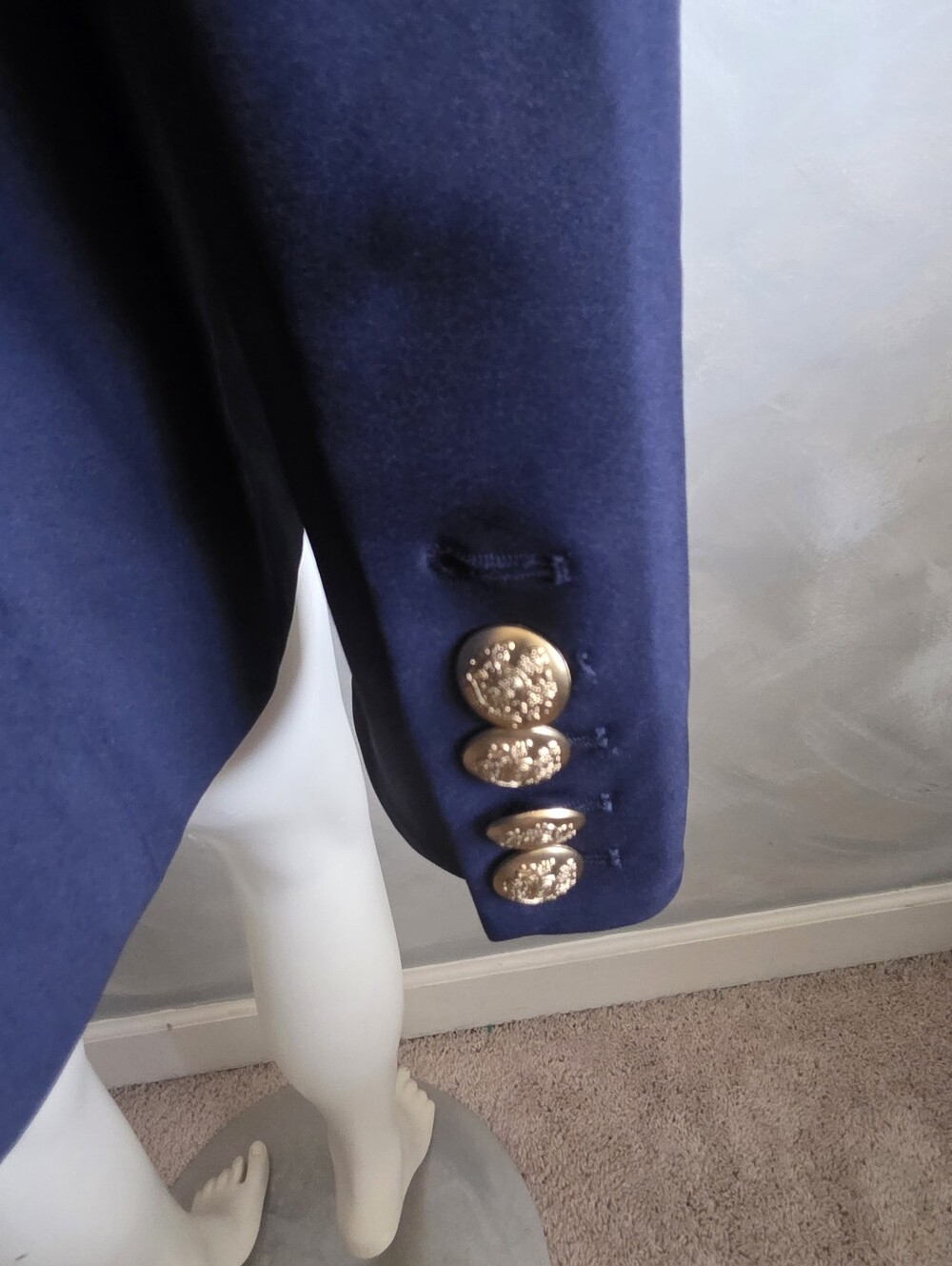 Quince Scuba Captain's Convertible Blazer Double Breast Nautical Style Jacket L - Picture 8 of 15